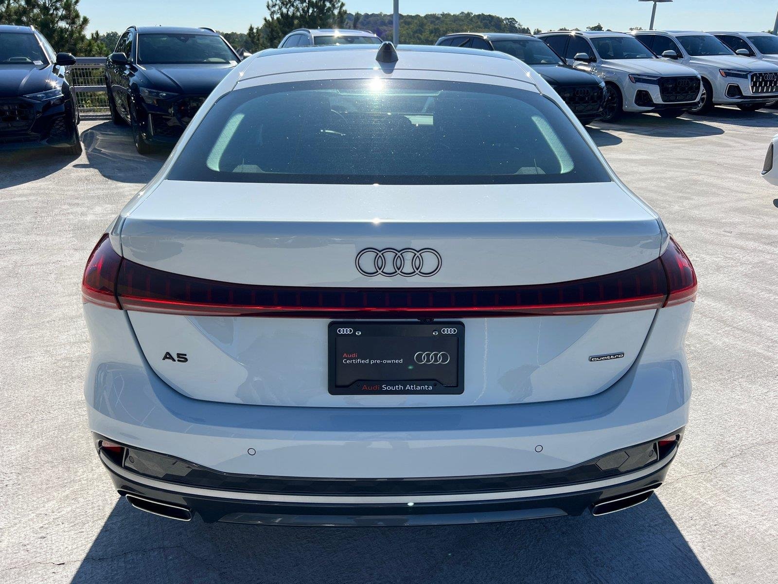 Used 2025 Glacier White Metallic Audi Premium image 6