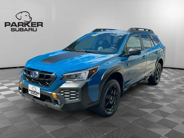 Used 2025 Geyser Blue Subaru Wilderness image 1