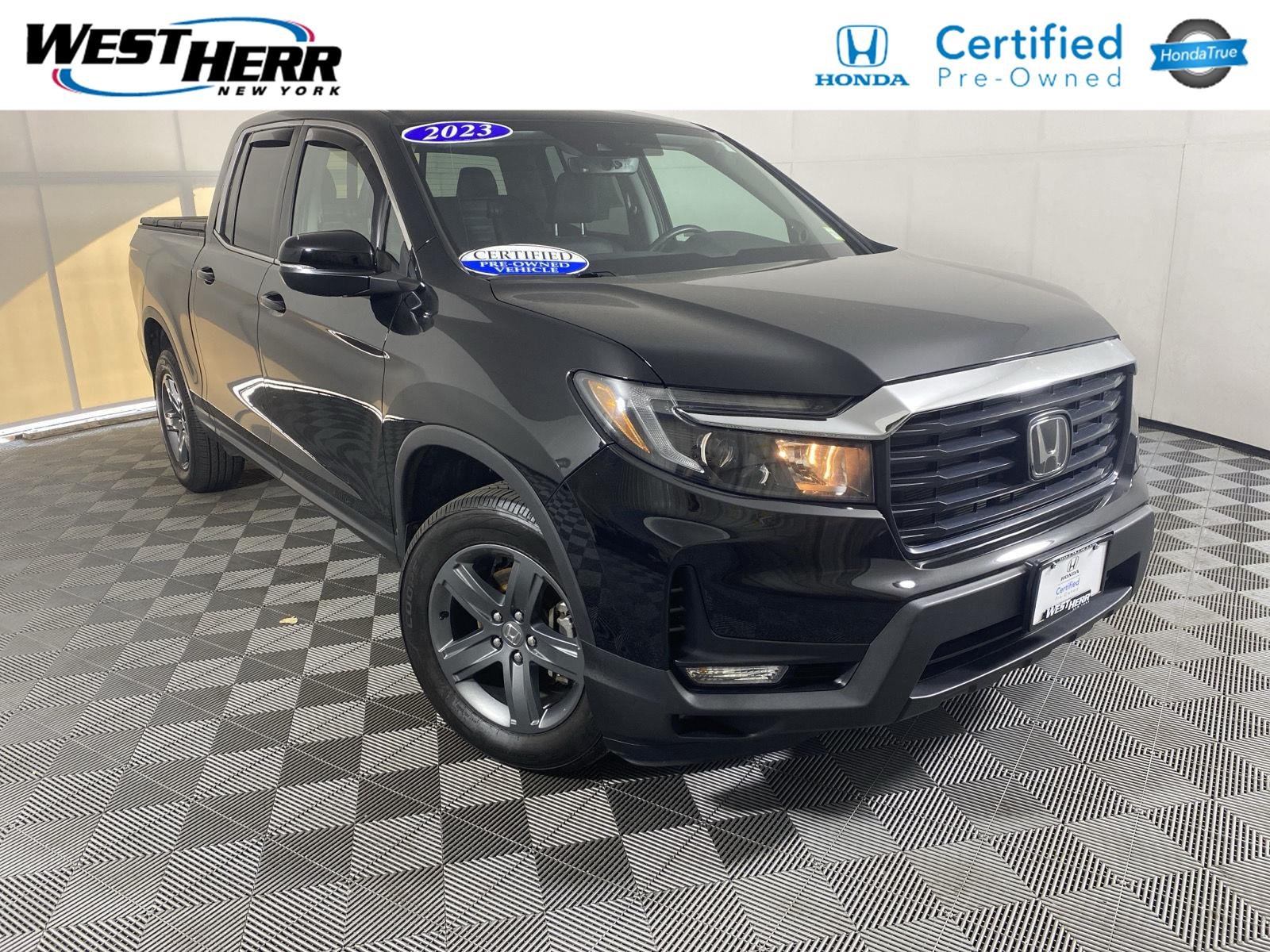 Certified Used 2023 Crystal Black Pearl Honda RTL image 1