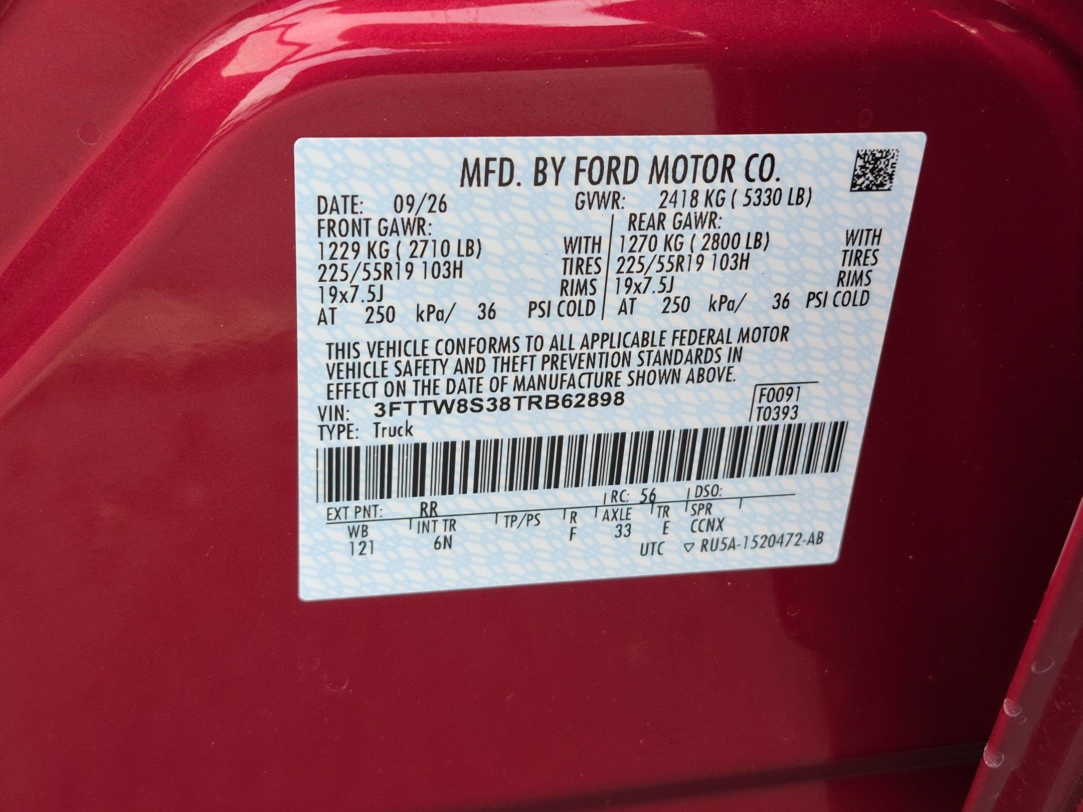 Used 2026 Blue Ford LARIAT image 33