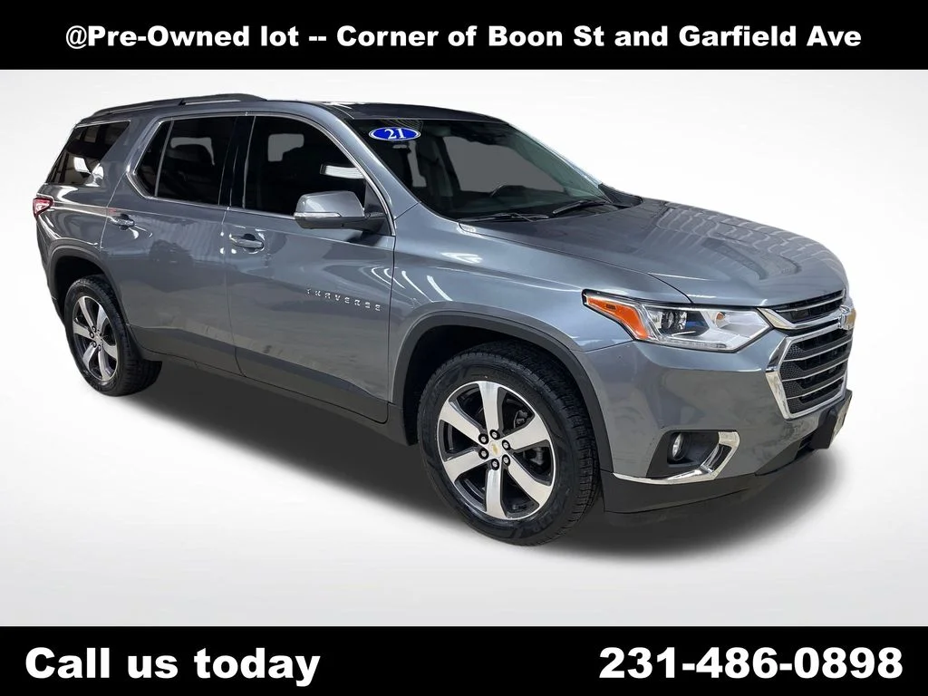 Used 2021 Gray Chevrolet LT Leather image 7