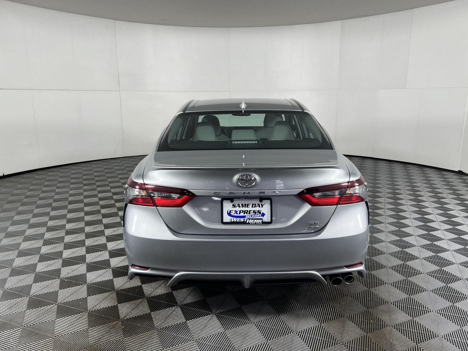 Used 2022 Celestial Silver Metallic Toyota SE image 5
