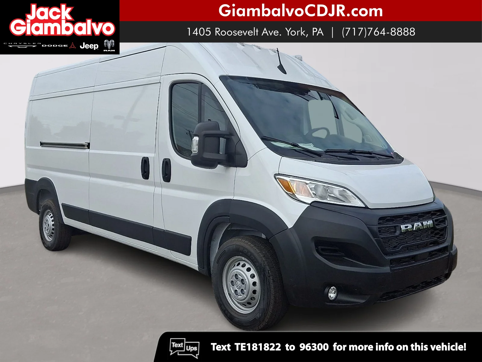 2026 RAM ProMaster Cargo Van