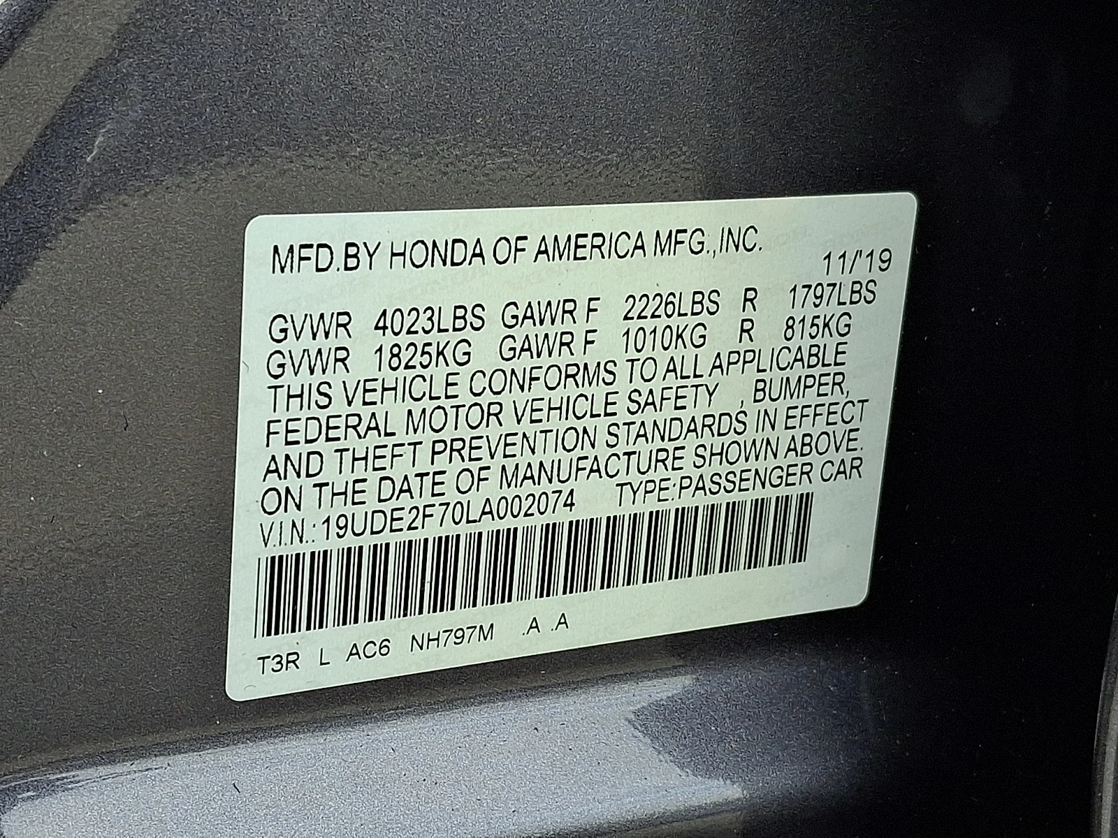 Certified Used 2020 Modern Steel Metallic - GY Acura Technology Package image 27