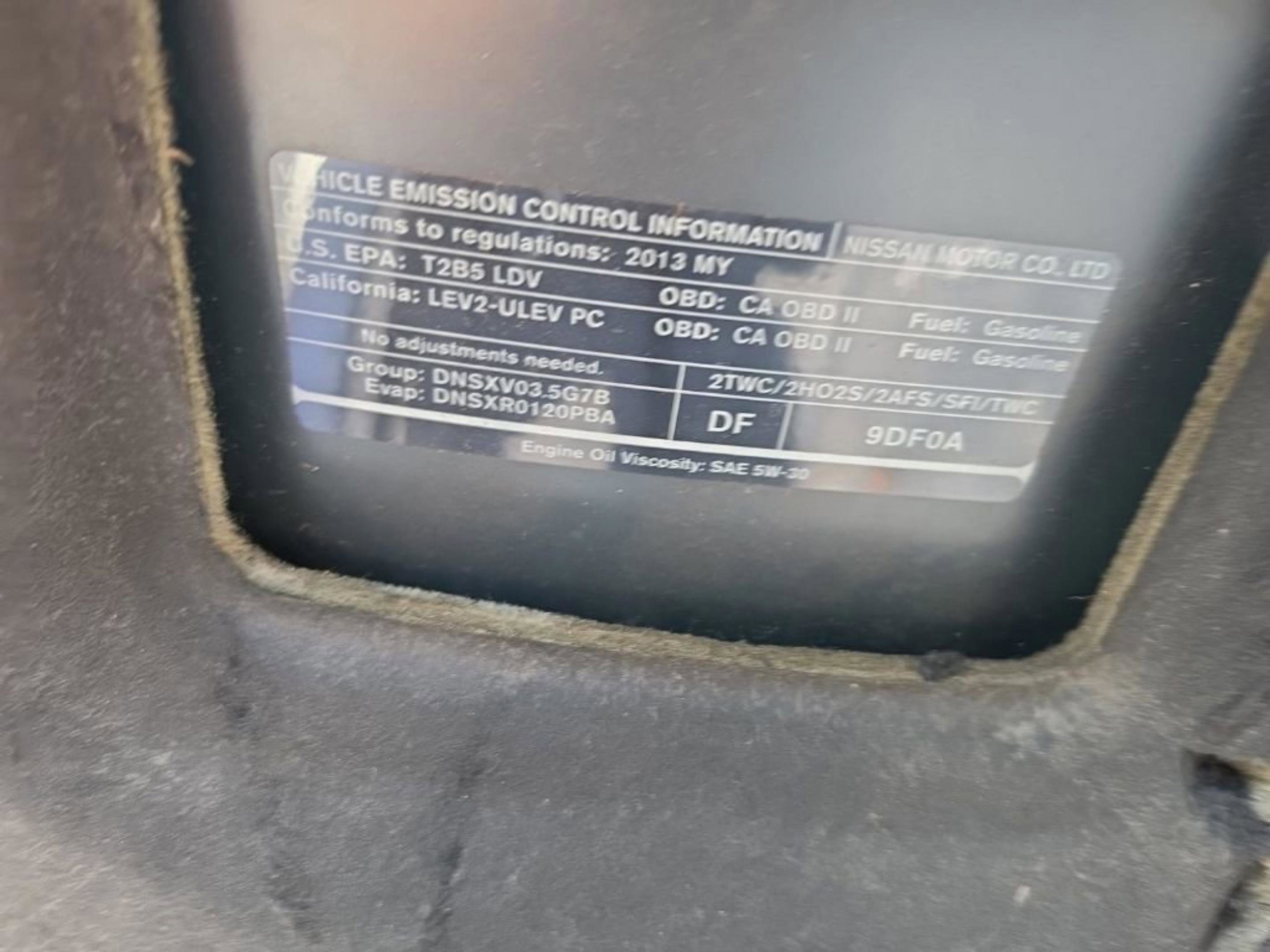 Used 2013 Blue Nissan 3.5 SV image 10