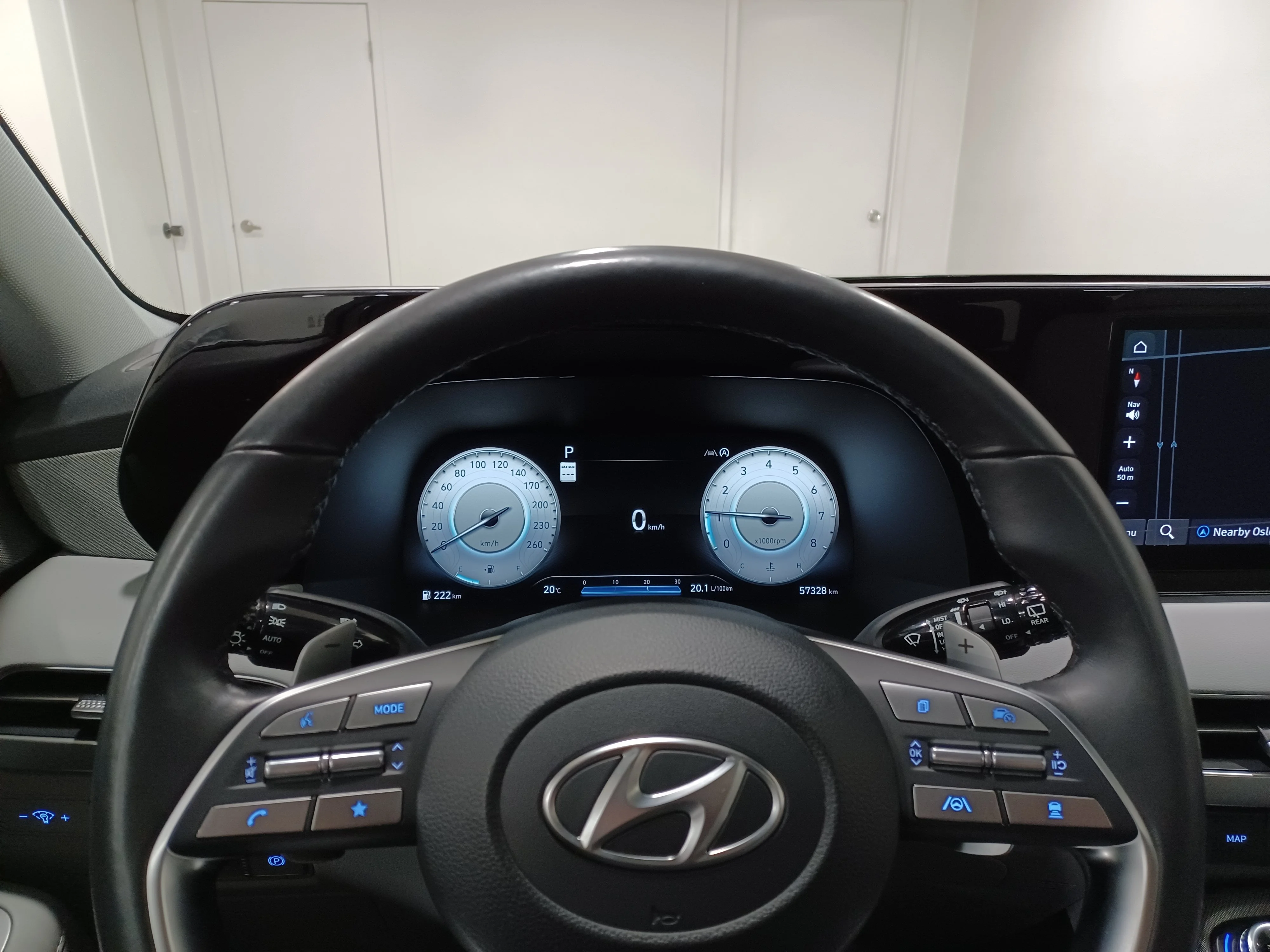 Certified Used 2023 Steel Graphite Hyundai Urban AWD*7 Pass | Adaptive Cruise | Remote Start | Nav | 360 Cam | Cooled Leather | Sunroof | H/K image 16