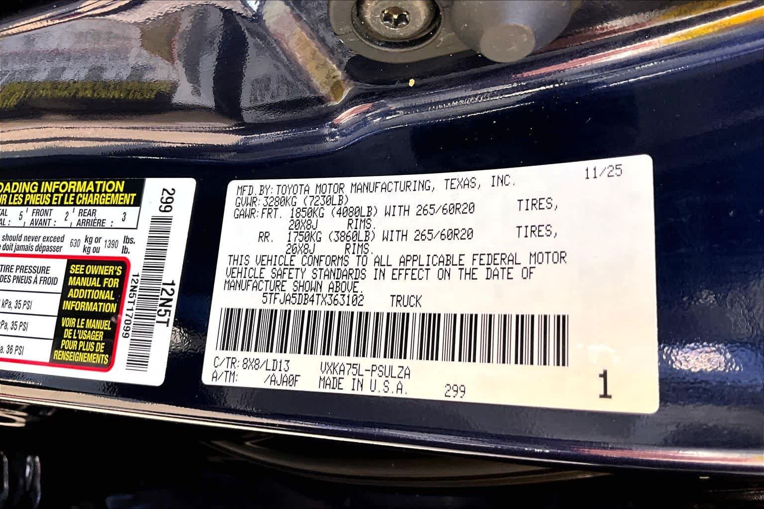 Used 2026 Blueprint Toyota Limited image 34