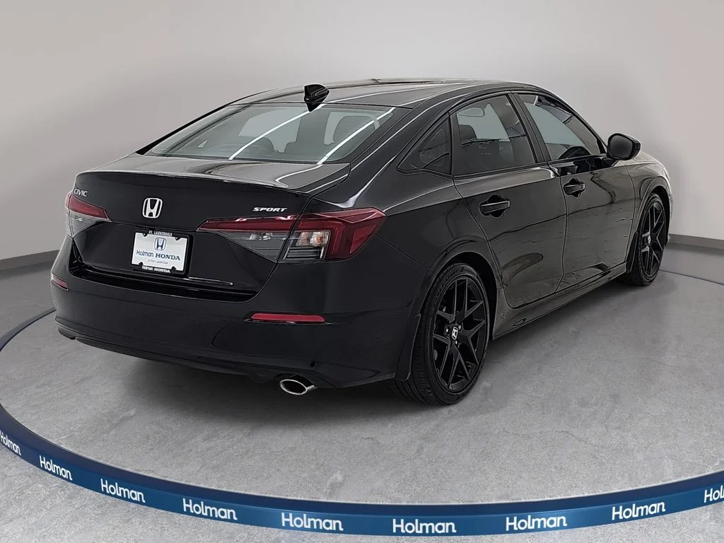 Certified Used 2025 Crystal Black Pearl Honda Sport image 7