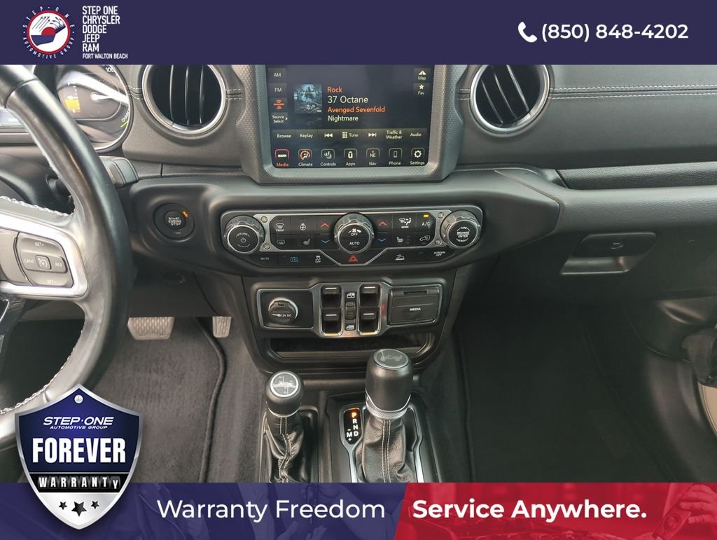 Used 2022 Beige Jeep Unlimited Sahara 4xe image 24