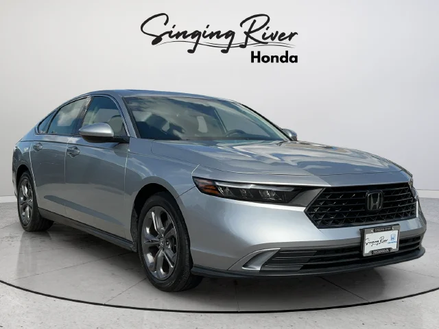 Used 2024 Solar Silver Metallic Honda EX image 1