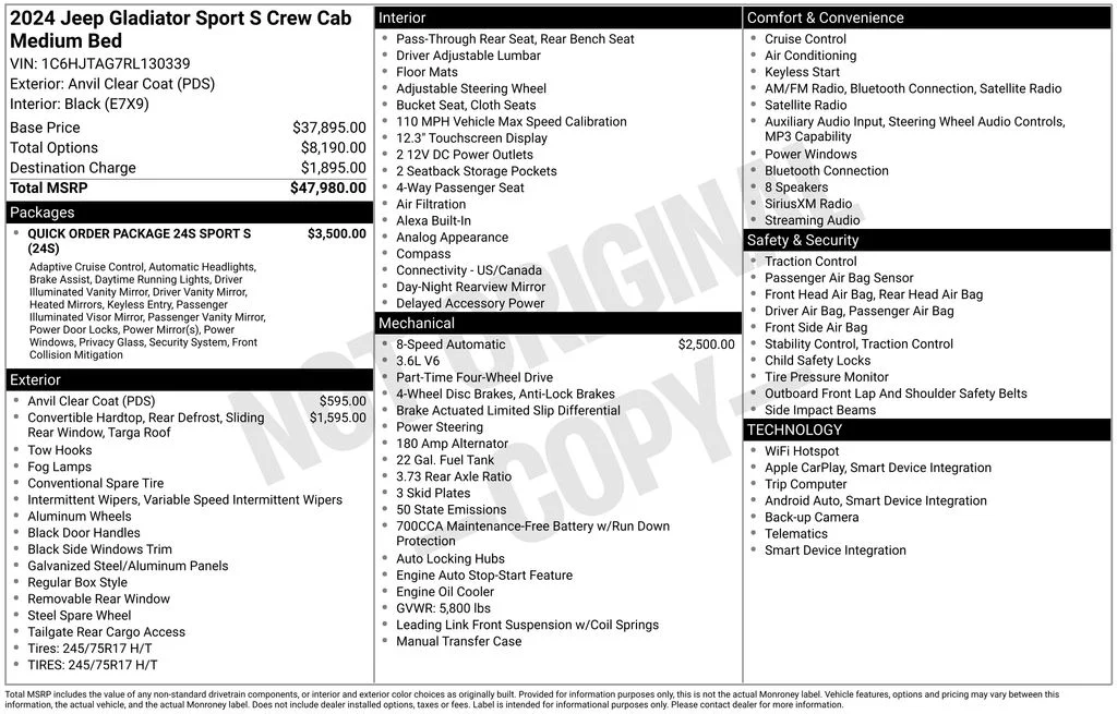 Certified Used 2024 Gray Jeep Sport S image 8