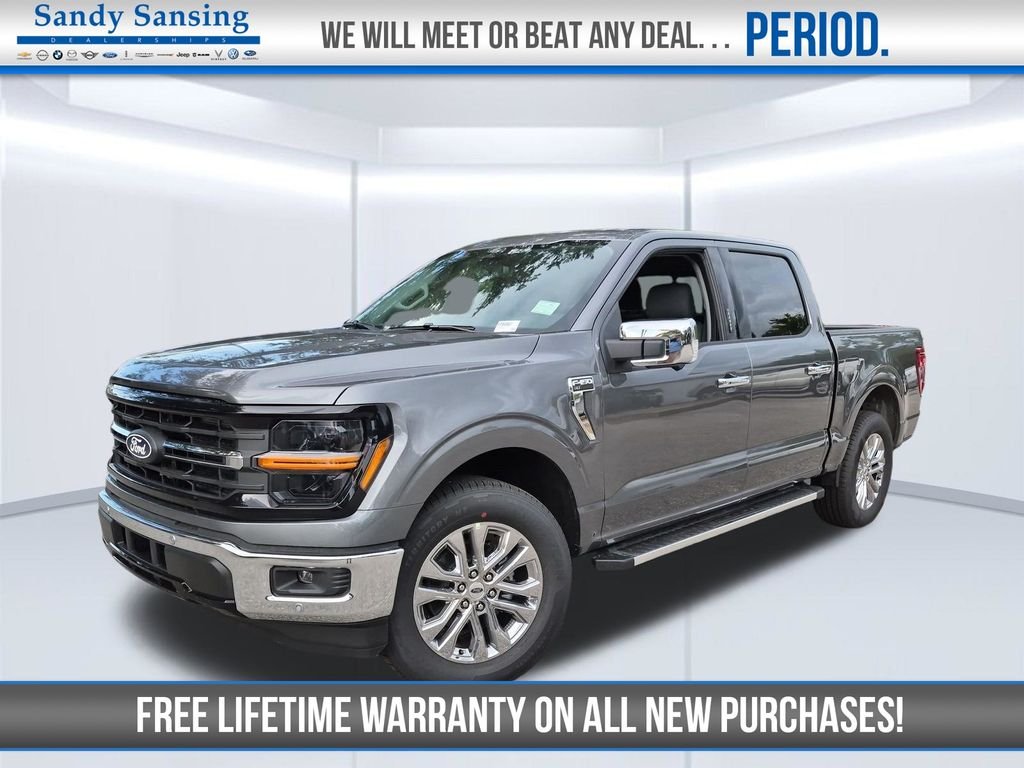 New 2026 Carbonized Gray Metallic Ford XLT image 1