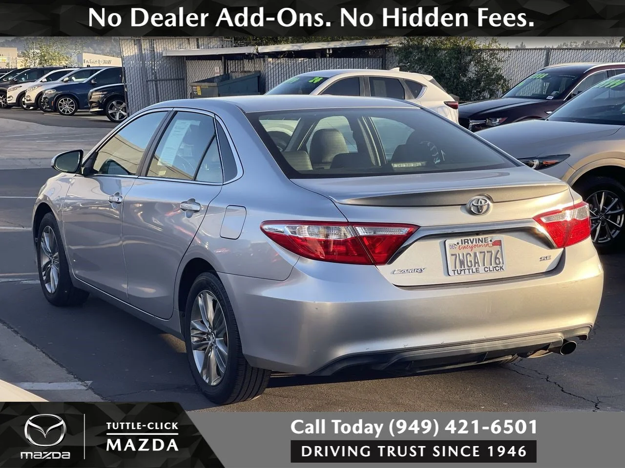 Used 2017 CELESTIAL SILVER Toyota SE image 4