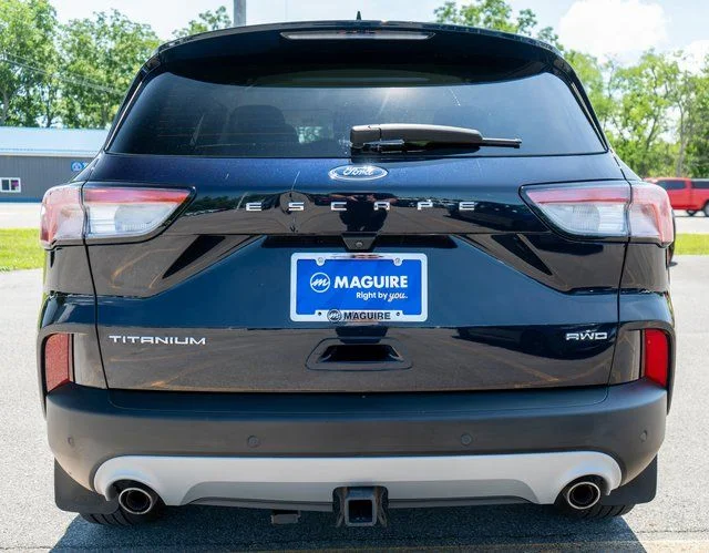 Used 2021 Blue Ford Titanium image 7
