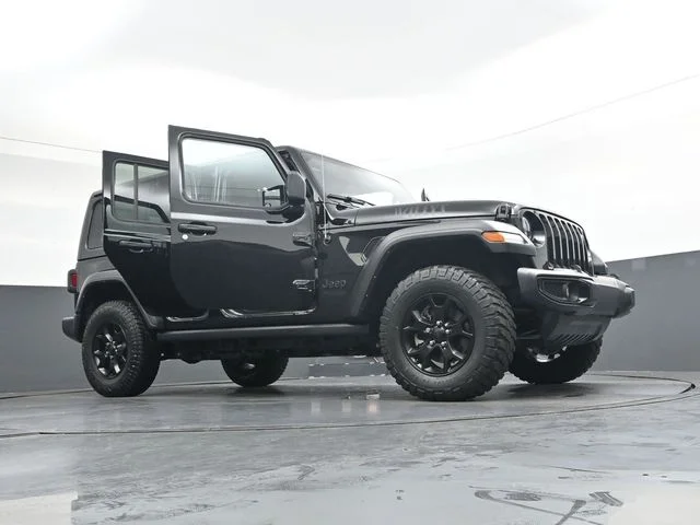 Used 2022 Black Clearcoat Jeep Unlimited Willys image 43