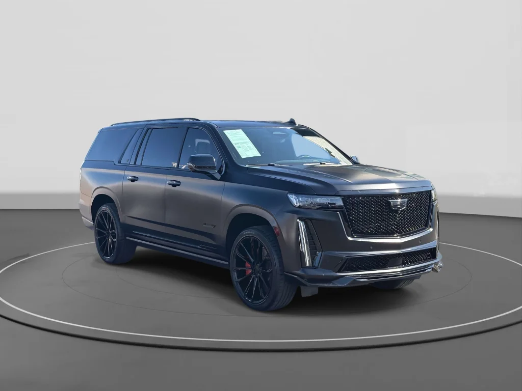 Used 2023 Black Raven Cadillac AWD V-Series image 2