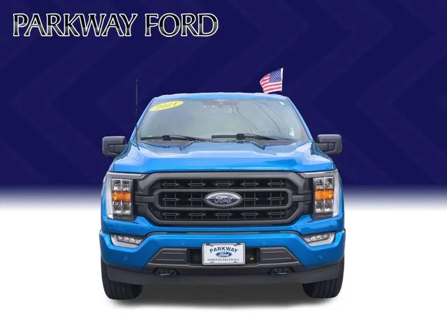 Used 2021 Blue Ford XLT image 8
