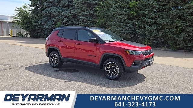 Certified Used 2025 Red Jeep Trailhawk image 1