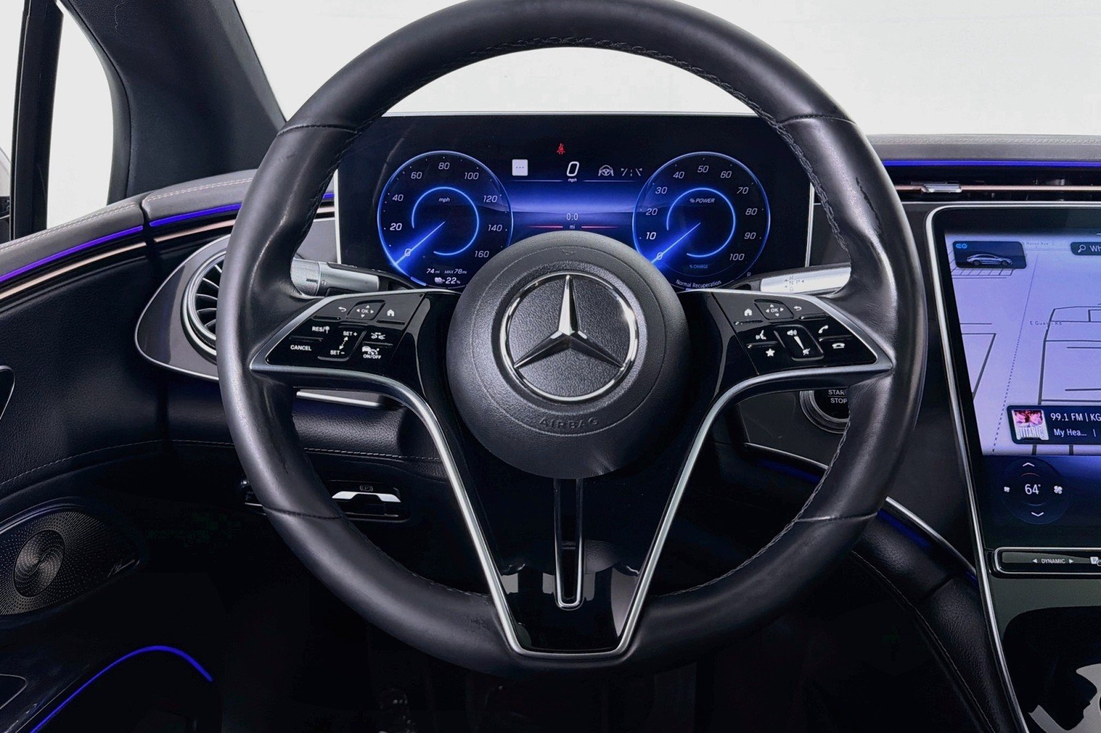 Certified Used 2023 MANUFAKTUR Diamond White Mercedes-Benz EQS 450+ image 17