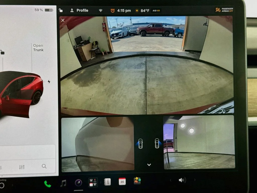 Used 2022 Red Tesla Performance image 14