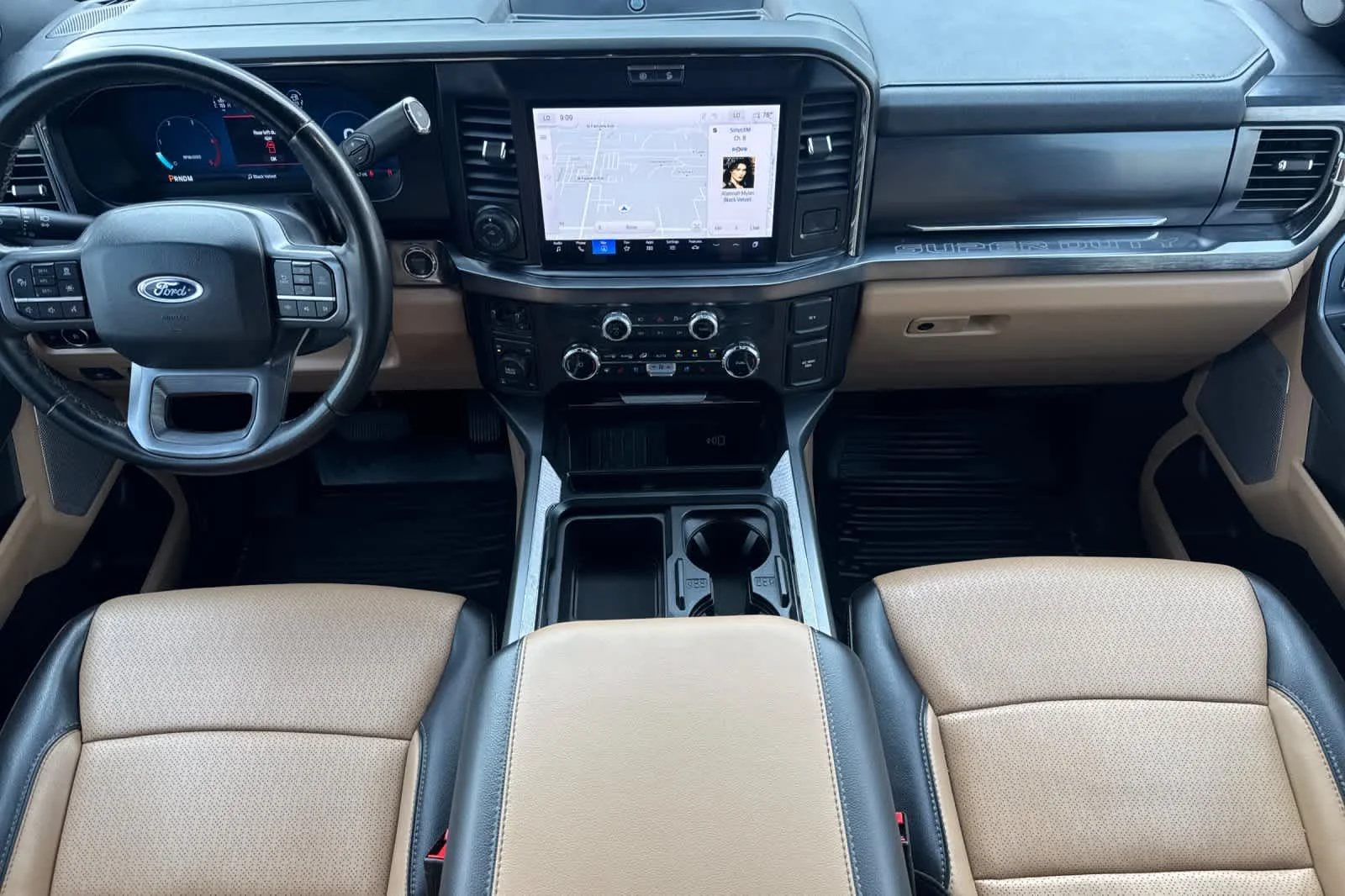 Certified Used 2025 Antimatter Blue Metallic Ford LARIAT image 3
