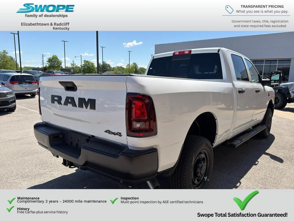 New 2026 Bright White Clear-Coat Exterior Paint RAM Tradesman image 5