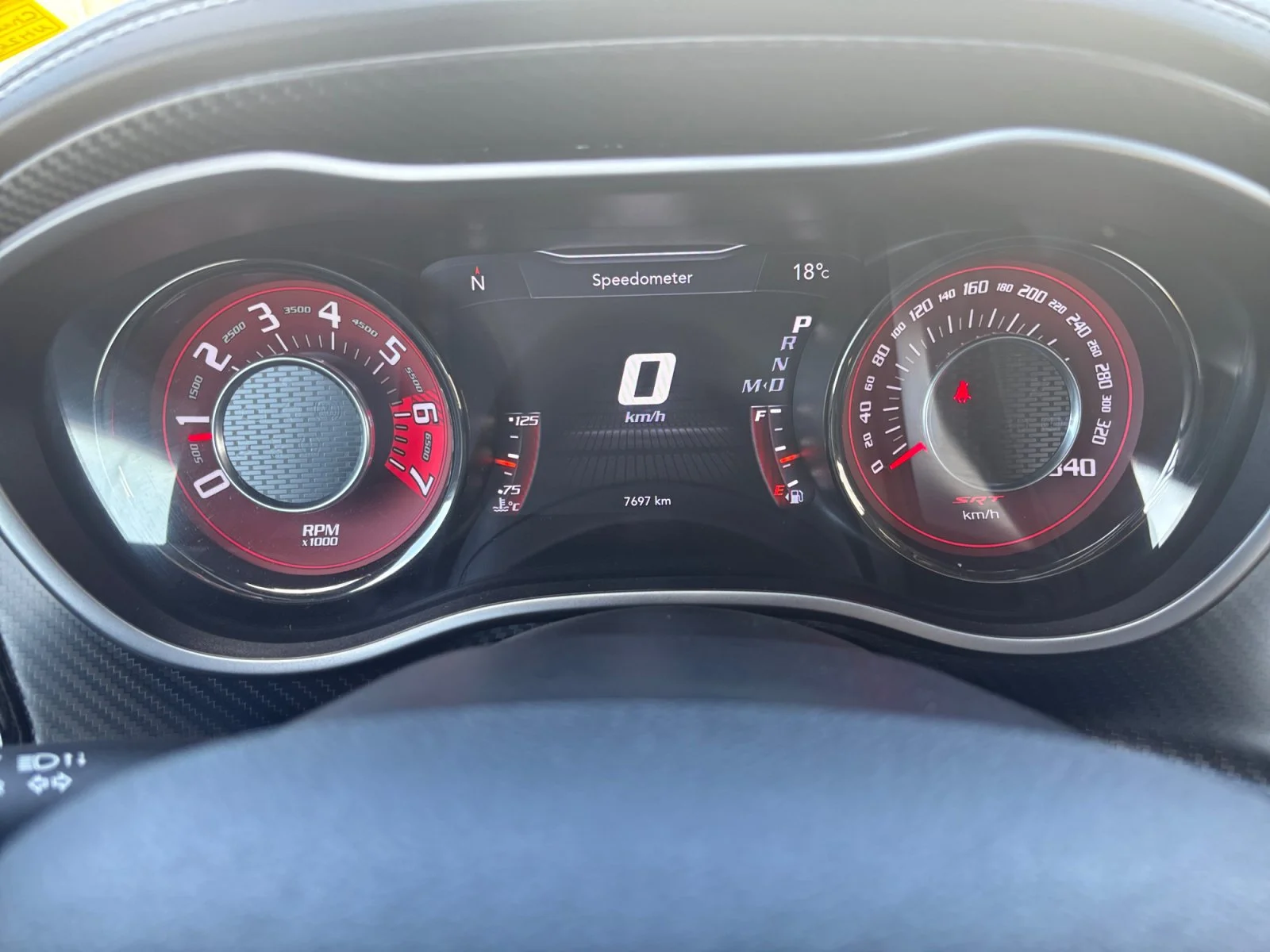 Used 2022 Granite Crystal Metallic Dodge SRT Hellcat image 14