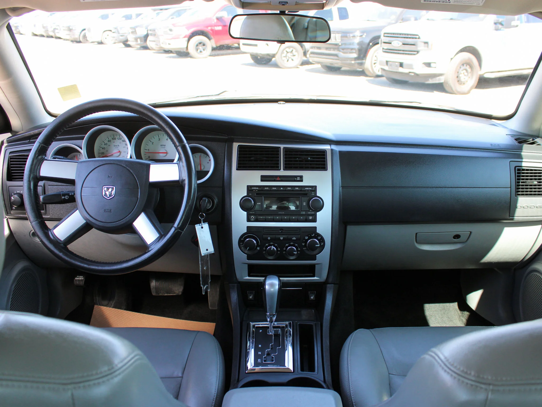 Used 2007 Black Dodge 4DR SDN RWD * V6 | Mechanic Special | White Leather Heated Seats | Sunroof | Cruise Control image 4