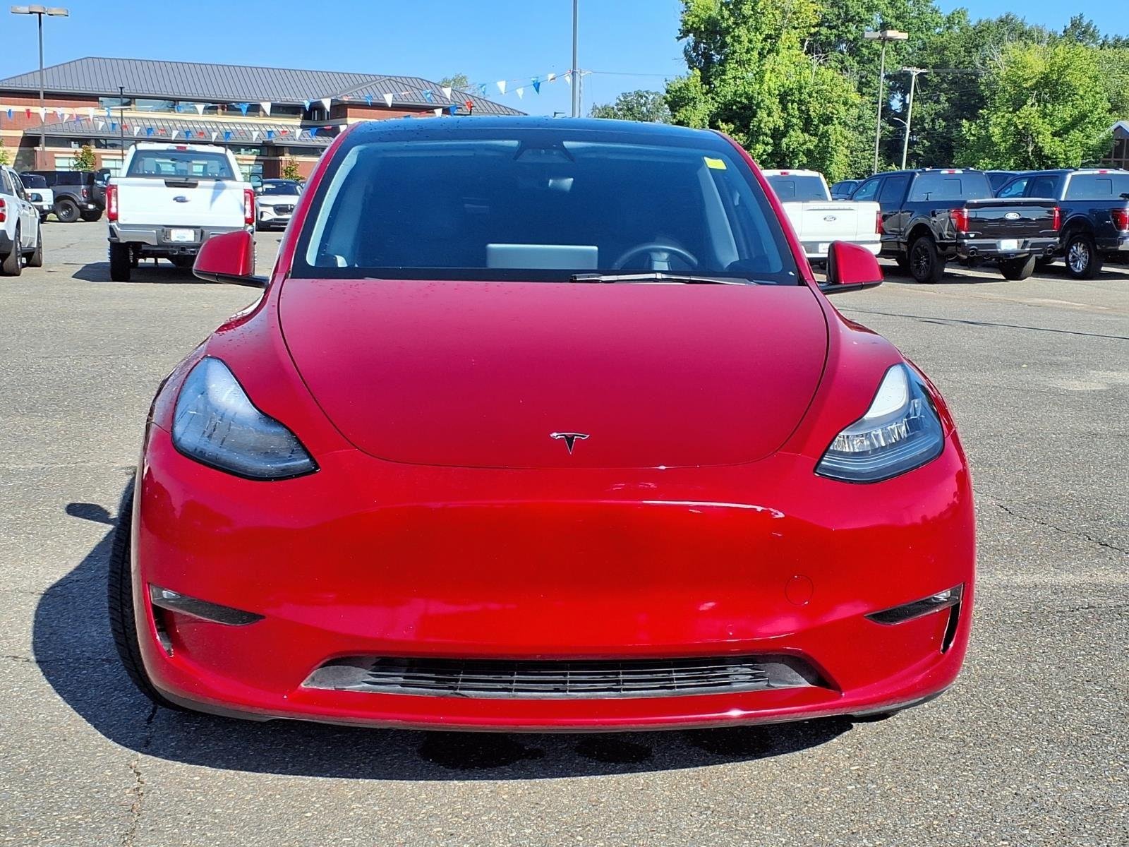 Used 2021 Red Multi-Coat Tesla Long Range image 9