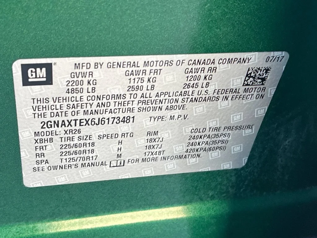 Used 2018 IVY METALLIC Chevrolet LT image 41