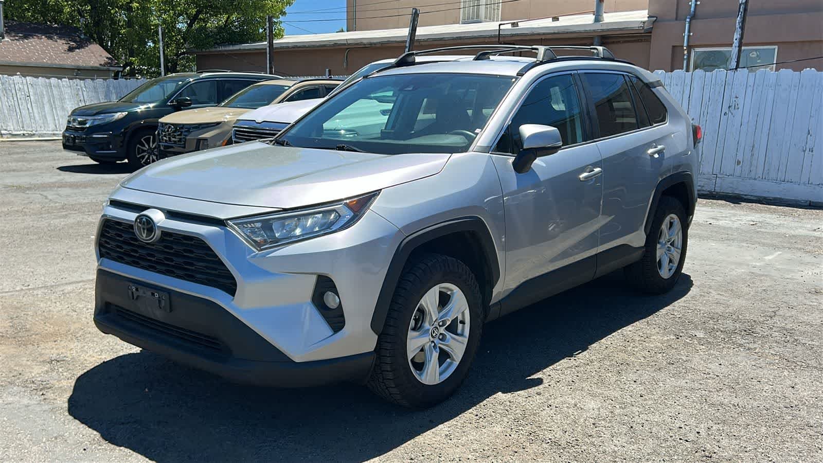 Used 2021 Silver Sky Metallic Toyota XLE image 1