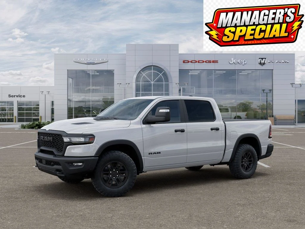 New 2026 Bright White Clear-Coat Exterior Paint RAM Rebel image 2