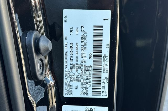 New 2026 Midnight Black Metallic Toyota Tundra 1794 Edition image 25