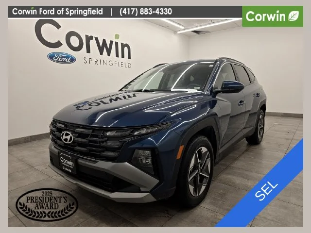 Used 2025 Atlantic Blue Hyundai SEL image 1