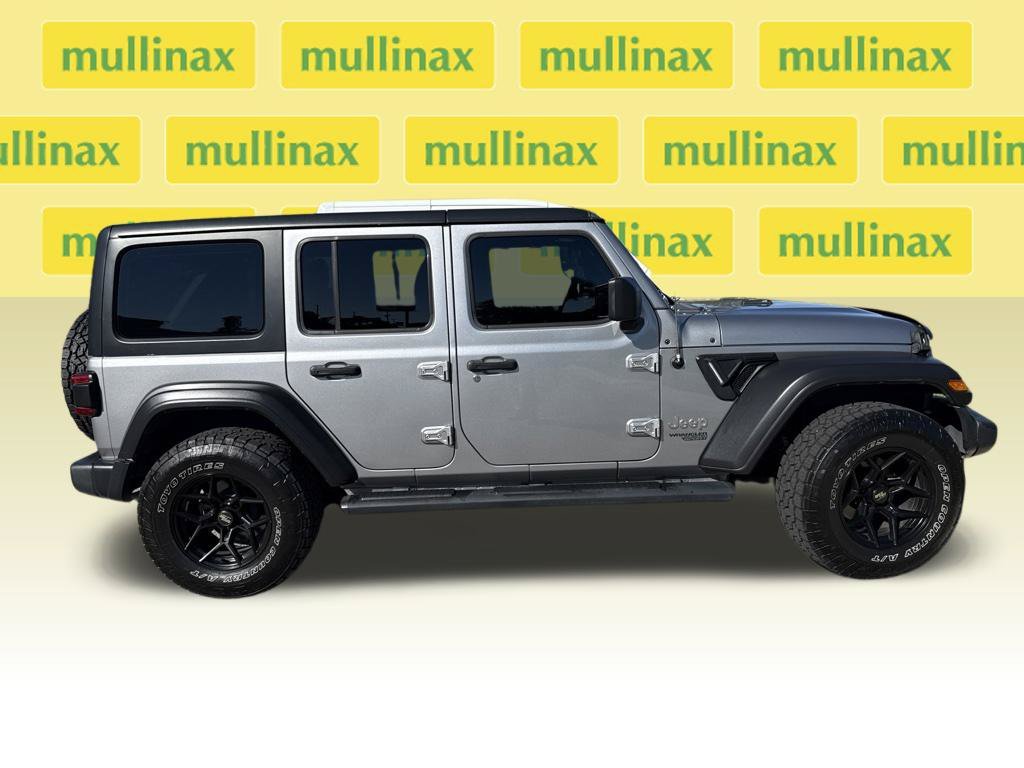 Used 2021 Silver Jeep Unlimited Sport S image 2