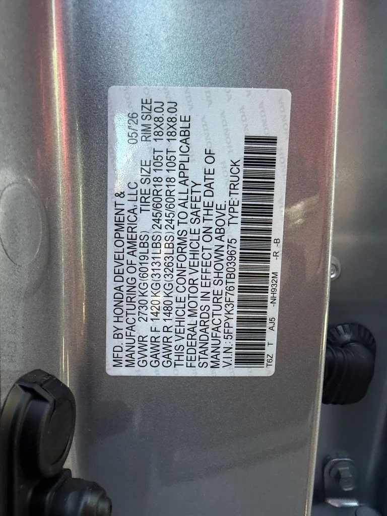 New 2026 Solar Silver Metallic Honda TrailSport+ image 26