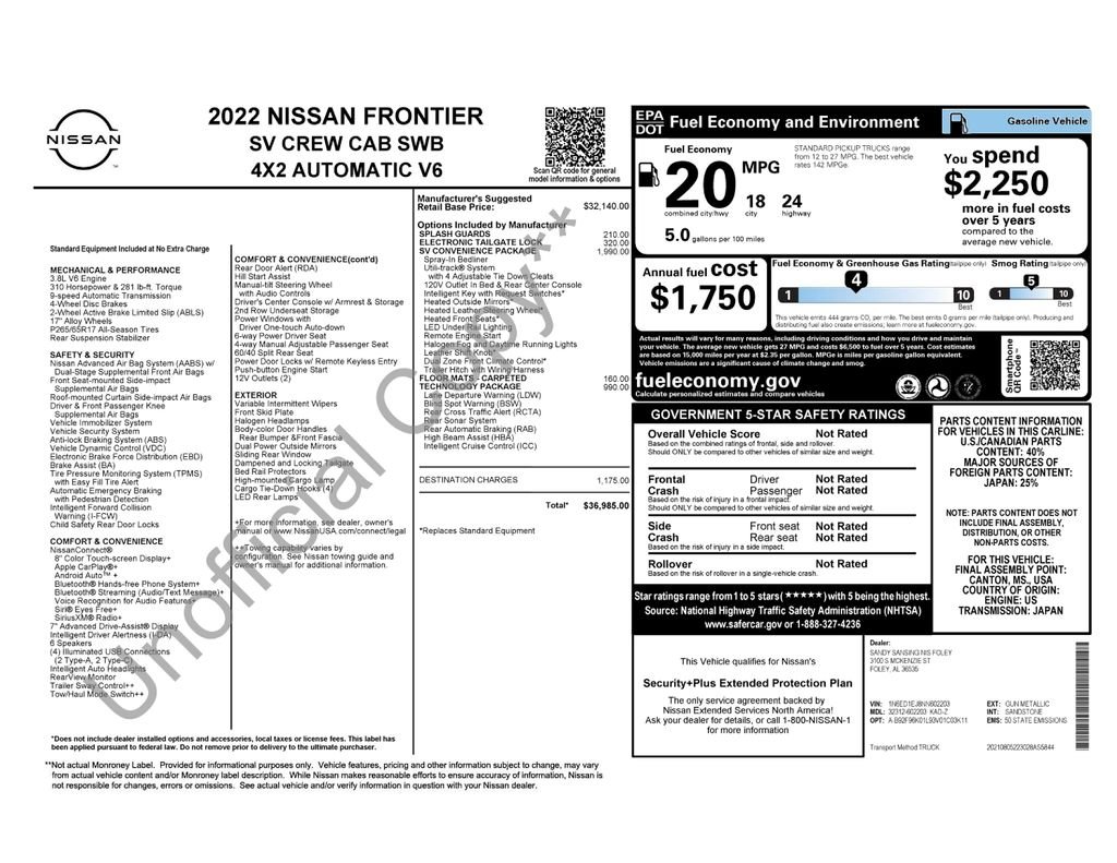 Used 2022 Gray Nissan SV image 3