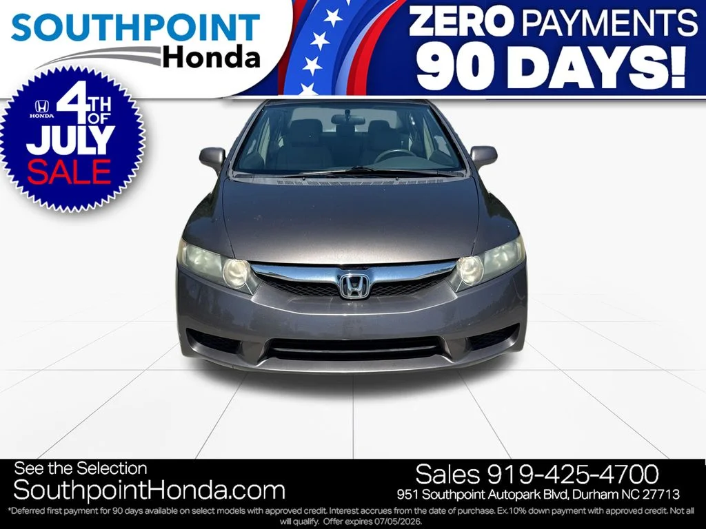 Used 2009 Honda Civic LX with VIN 2HGFA16509H519477 for sale in Durham, NC