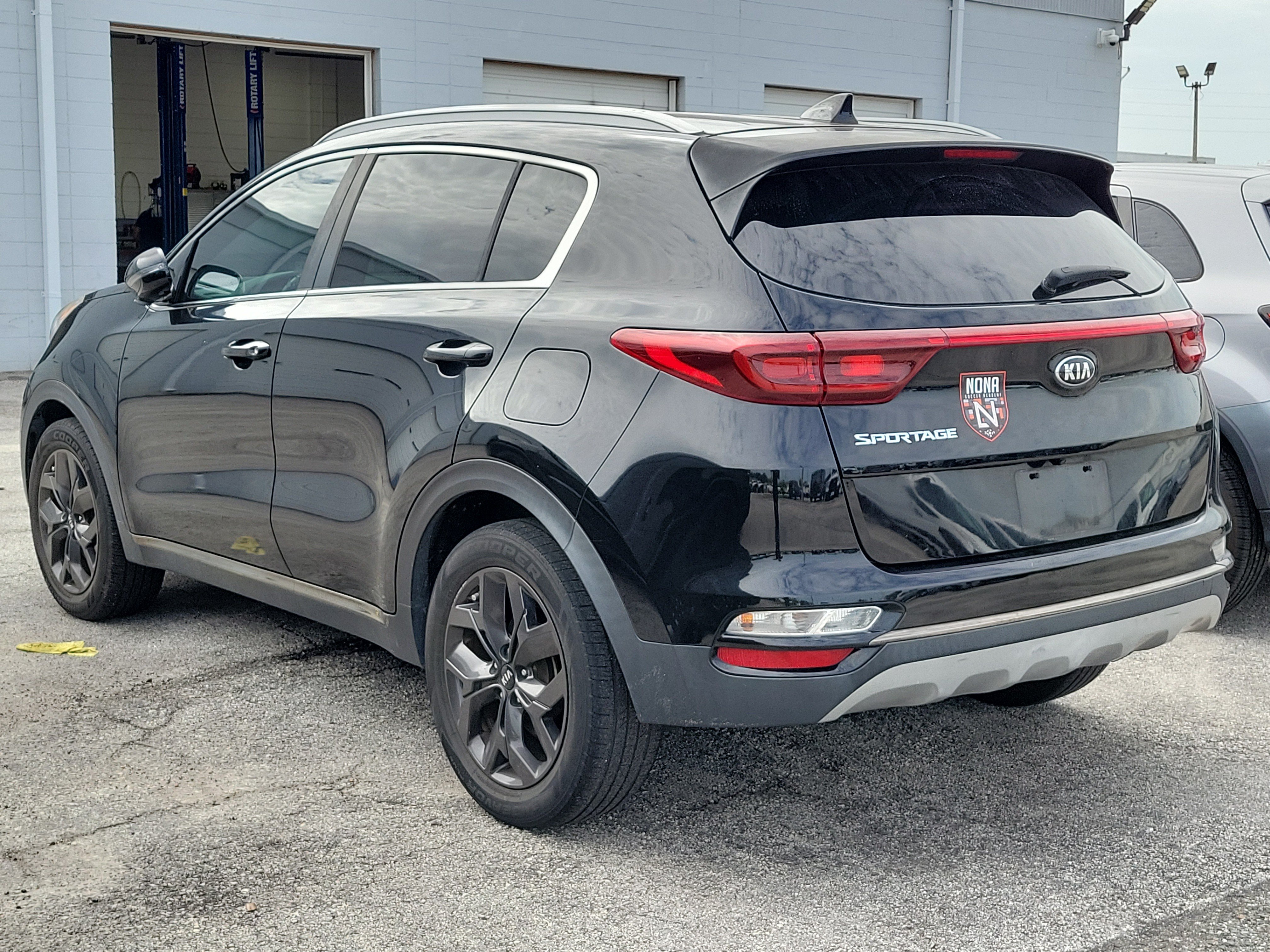 Used 2021 Black Cherry Kia S image 4