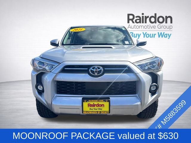 Used 2021 Classic Silver Metallic Toyota TRD Off Road Premium image 2
