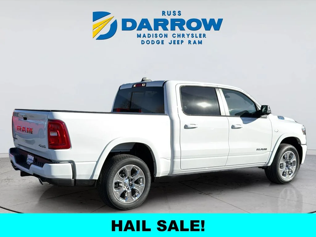 New 2026 Bright White Clear-Coat Exterior Paint RAM Big Horn/Lone Star image 5
