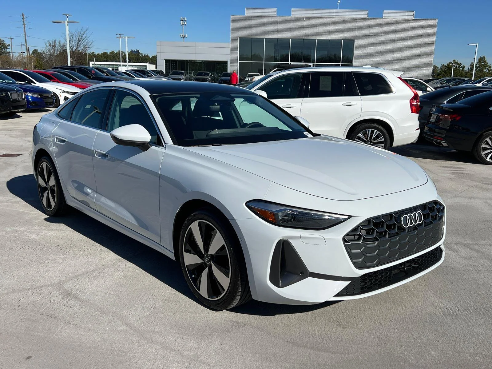 Certified Used 2025 Glacier White Metallic Audi Premium image 3