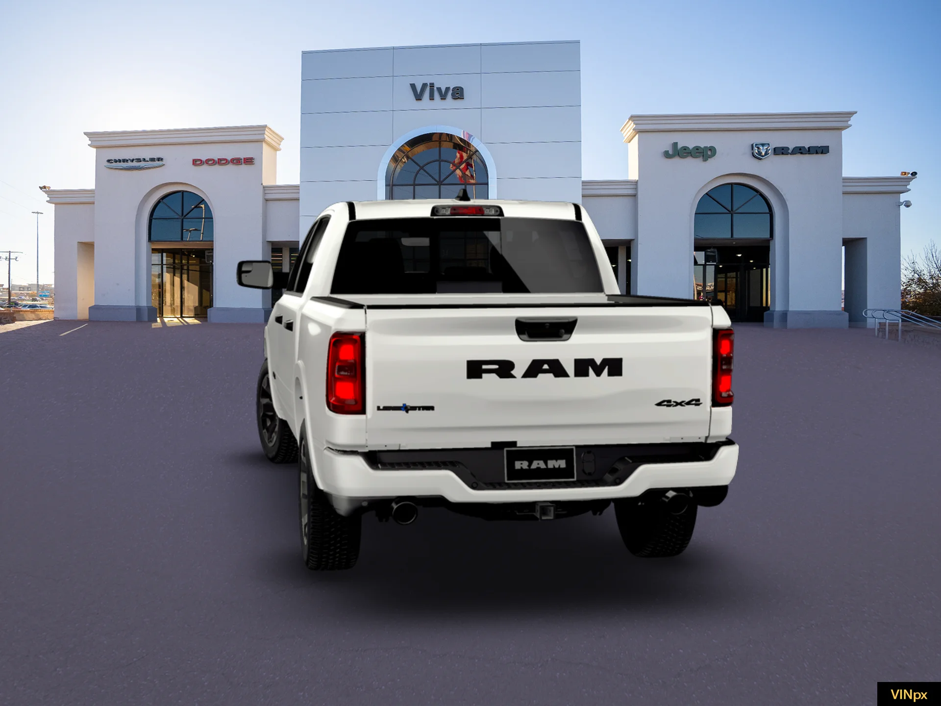 New 2026 Bright White Clear-Coat Exterior Paint RAM LONE STAR image 13