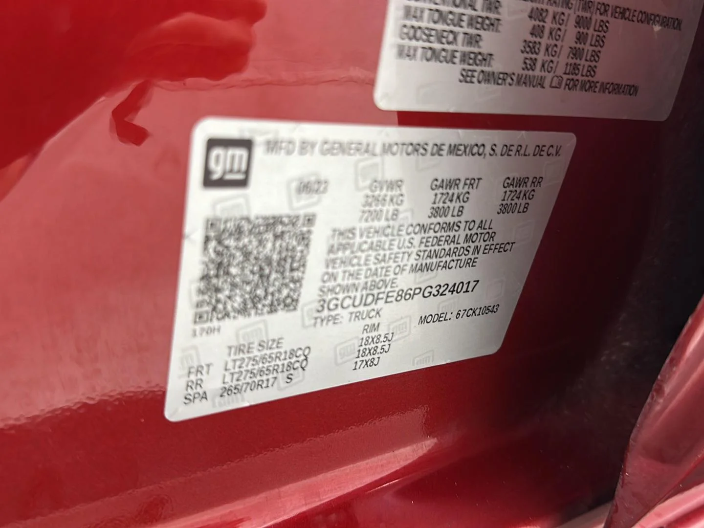 Used 2023 Radiant Red Tintcoat Chevrolet LT Trail Boss image 36