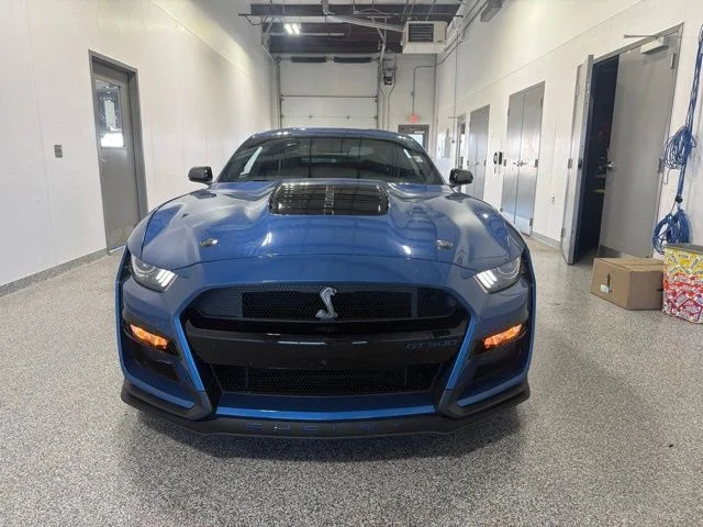 Certified Used 2020 Ford Performance Blue Metallic Ford Shelby GT500 image 2
