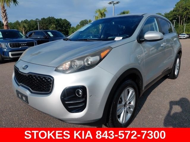Used 2018 Silver Kia LX image 1