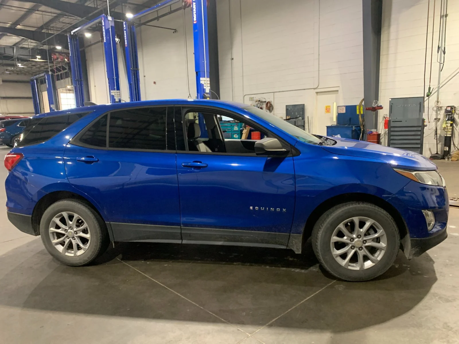 Used 2019 Chevrolet Equinox LS with VIN 3GNAXHEV8KS595458 for sale in Triadelphia, WV
