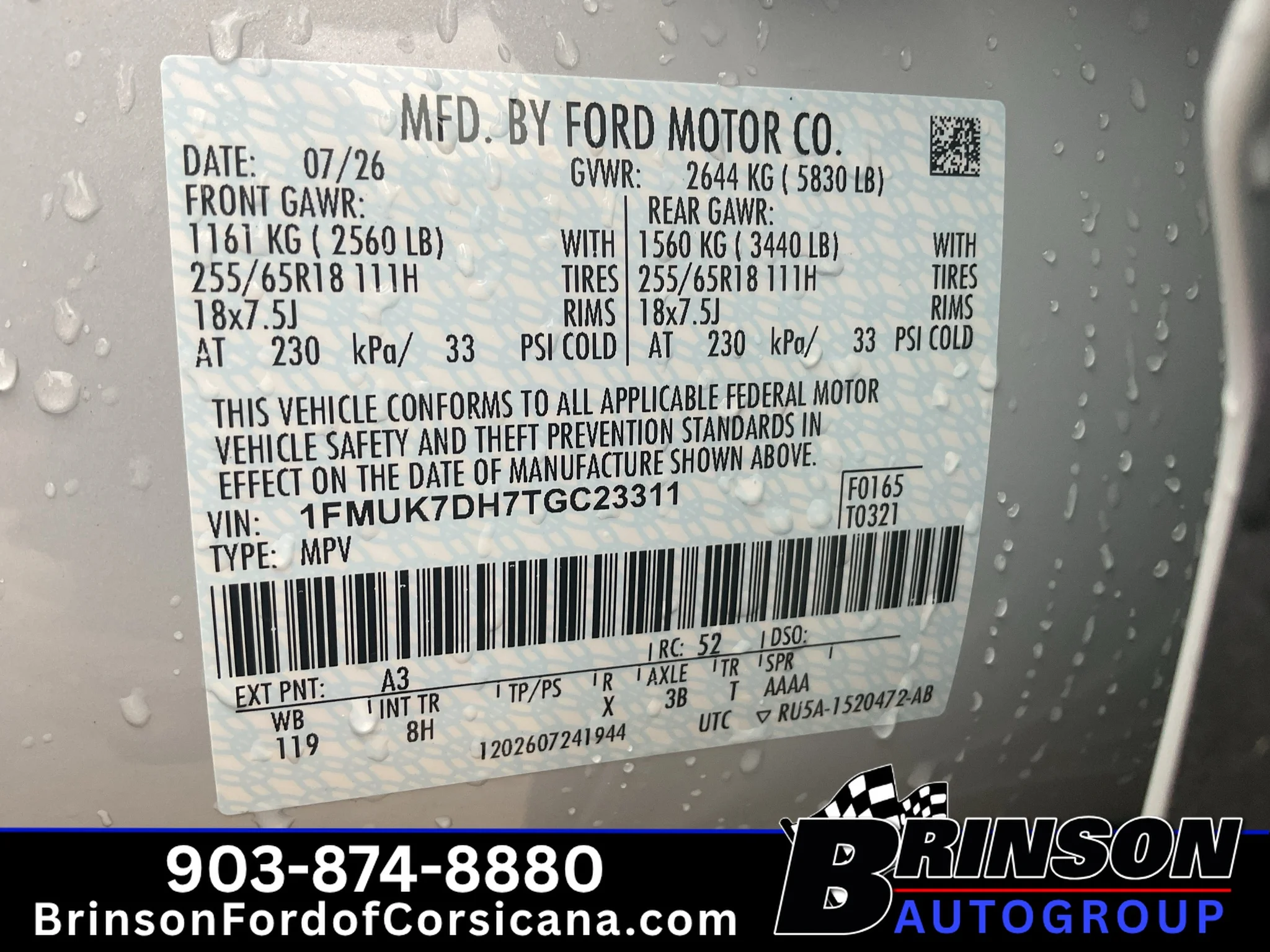 New 2026 Space White Metallic Ford Active w/100A Pkg image 18
