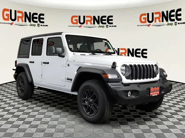New 2026 Bright White Clear-Coat Exterior Paint Jeep Sport S image 2