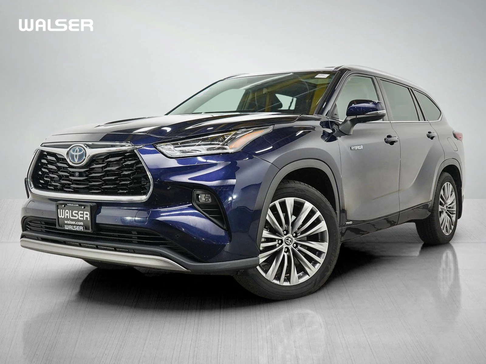 Used 2021 Blue Toyota Hybrid Platinum image 1